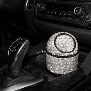 Crystal car trash can